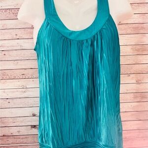 A. Byer Teal Sleeveless Women's Tank